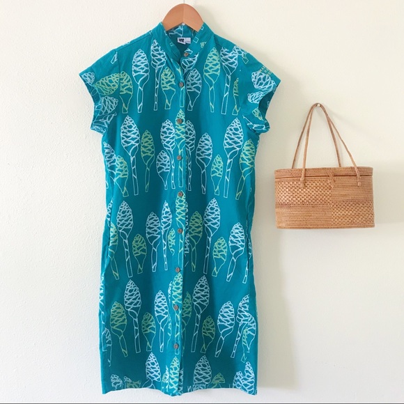 🌴SOLD🌴Sig Zane Hawaiian Print Dress - Picture 8 of 8